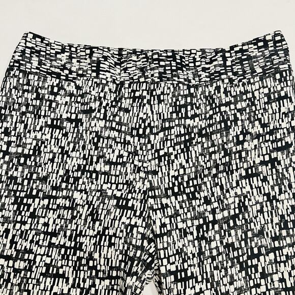 Ruby Rd Petite Women’s Pants Size 12P Black White Geometric Pattern (A0129) - Picture 2 of 5